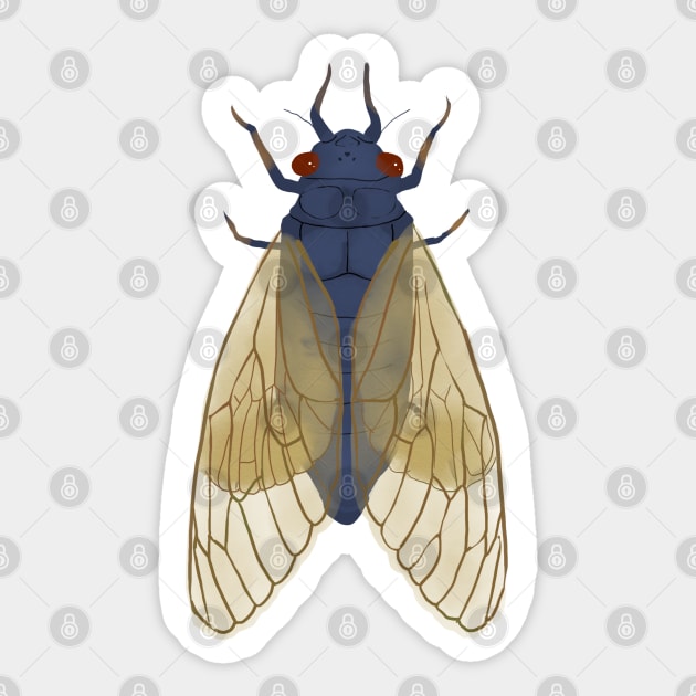 Cicadas Sticker by ahadden